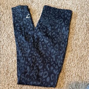 Gymshark Black Leopard Print Leggings